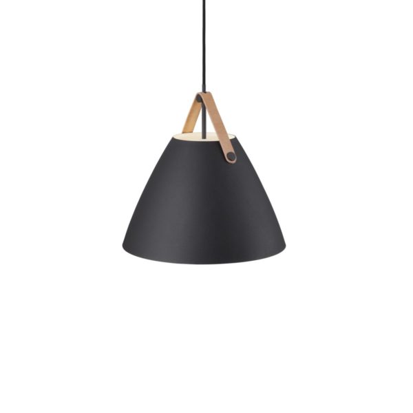 dftp Strap 36 Pendelleuchte 36cm E27 schwarz matt