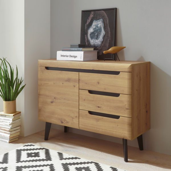 Sideboard 107 cm 1-tuerig Eiche Tonder