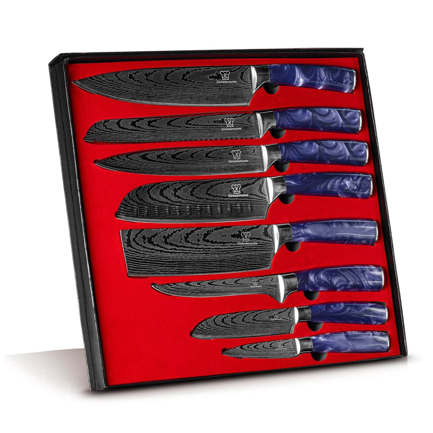 Pinku Messerset 8-teilig + Gratis Kochkurs & Buch