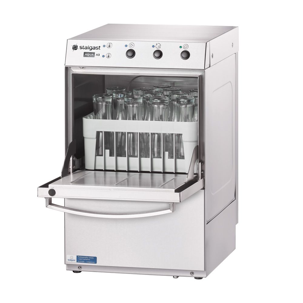Gläserspülmaschine Universal inkl. Klarspülmitteldosier-,Reinigerdosier- und Ablaufpumpe, 230V, 2,73 kW