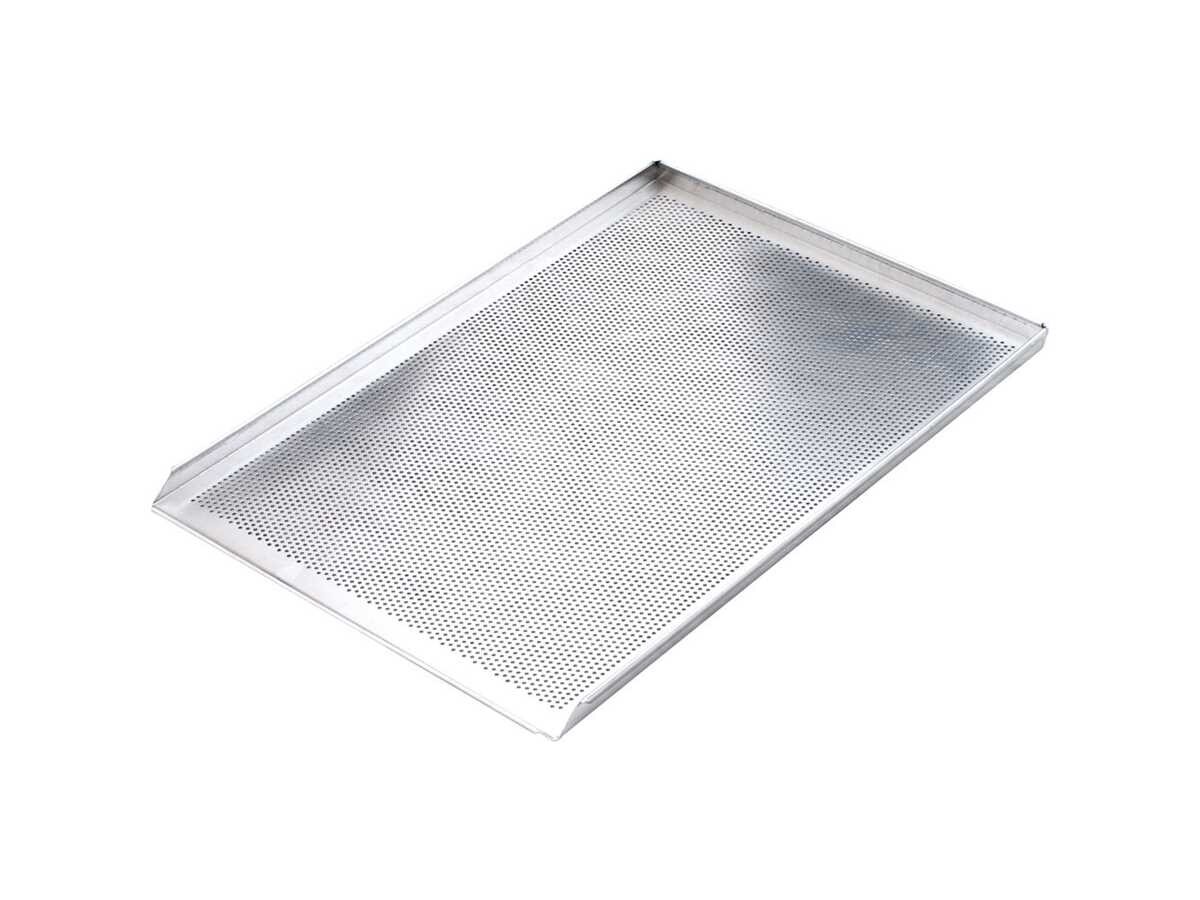 Aluminium Backblech, gelocht Stärke 1,5 mm, 600x400 mm