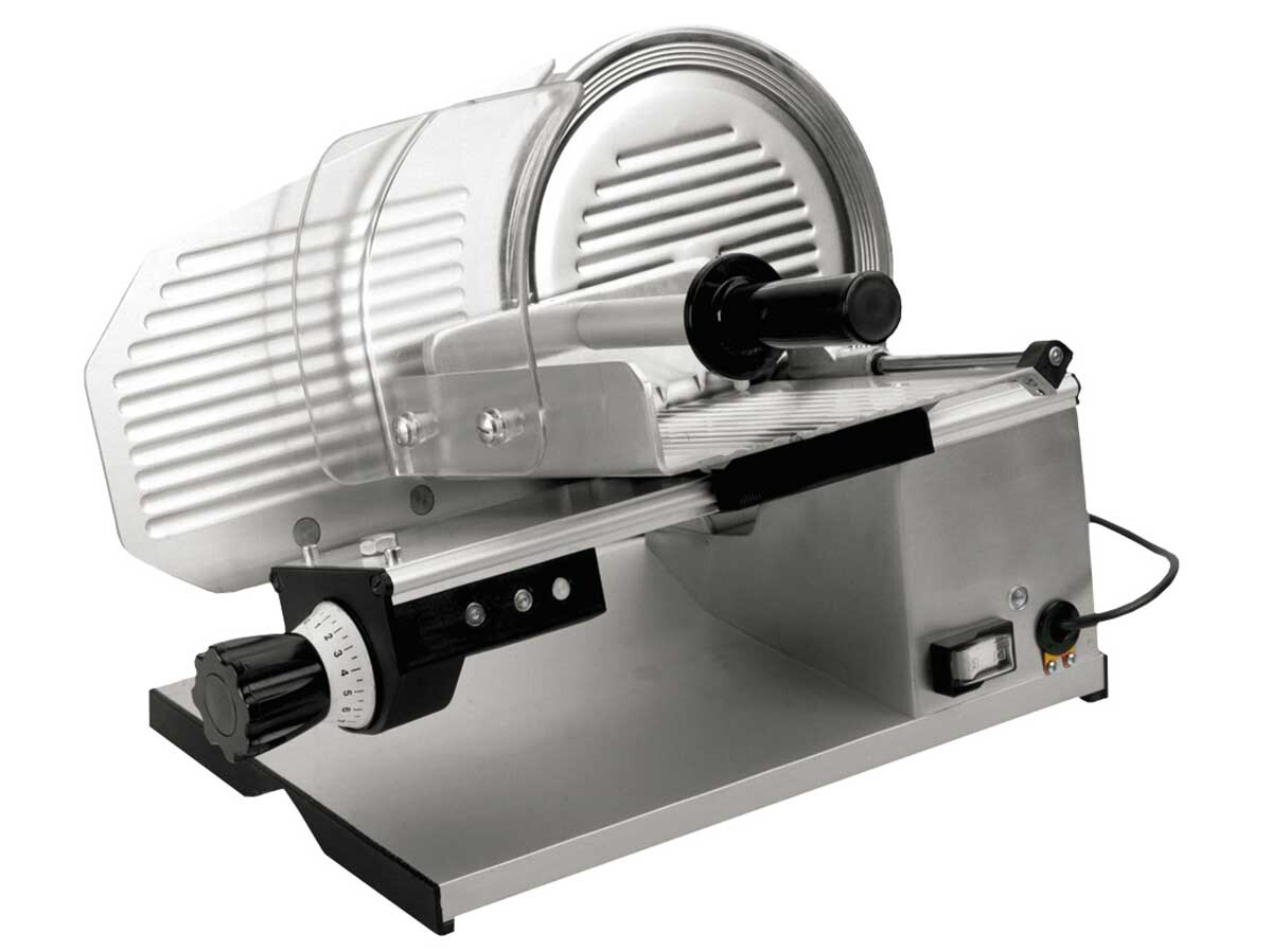 Aufschnittmaschine TOP 220 Gastromomie Schrägschneider Ø 22cm Schnittgröße 19,9 x 15,5 cm