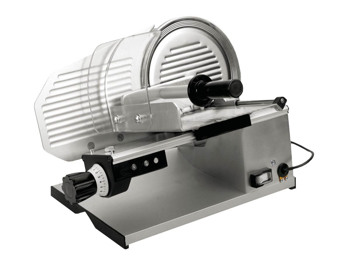 Aufschnittmaschine TOP 250 Gastromomie Schrägschneider Ø 25cm Schnittgröße 23 x 17,5 cm
