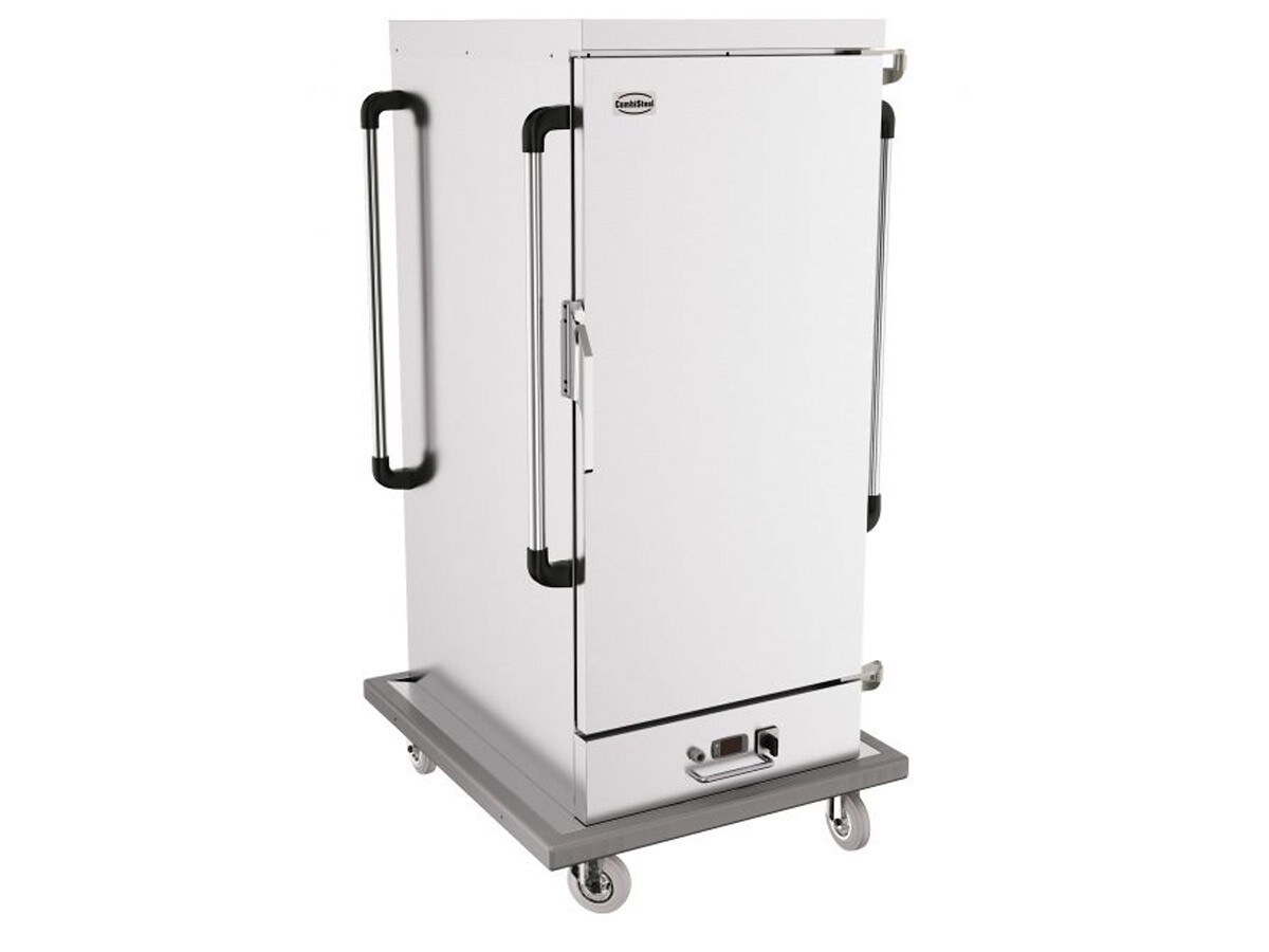 Combisteel Bankettwagen, beheizt, für 15x GN 2/1, Höhe 65 mm, BTH 811 x 928 x 1660 mm