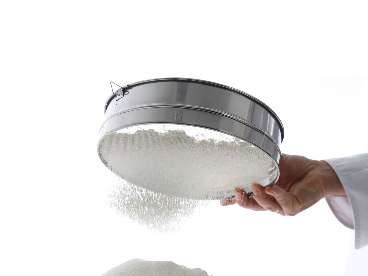 Backsieb für Mehl und Gries, rund, mit Aufhängöse, Ø250x(H)75mm