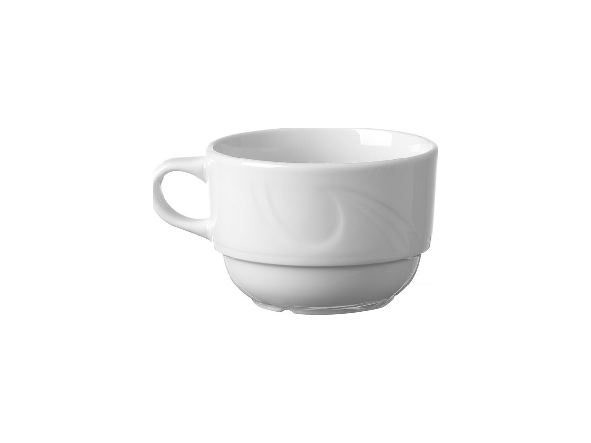HENDI Cappuccino-Tasse mit verstärkten Kanten, 0,23l