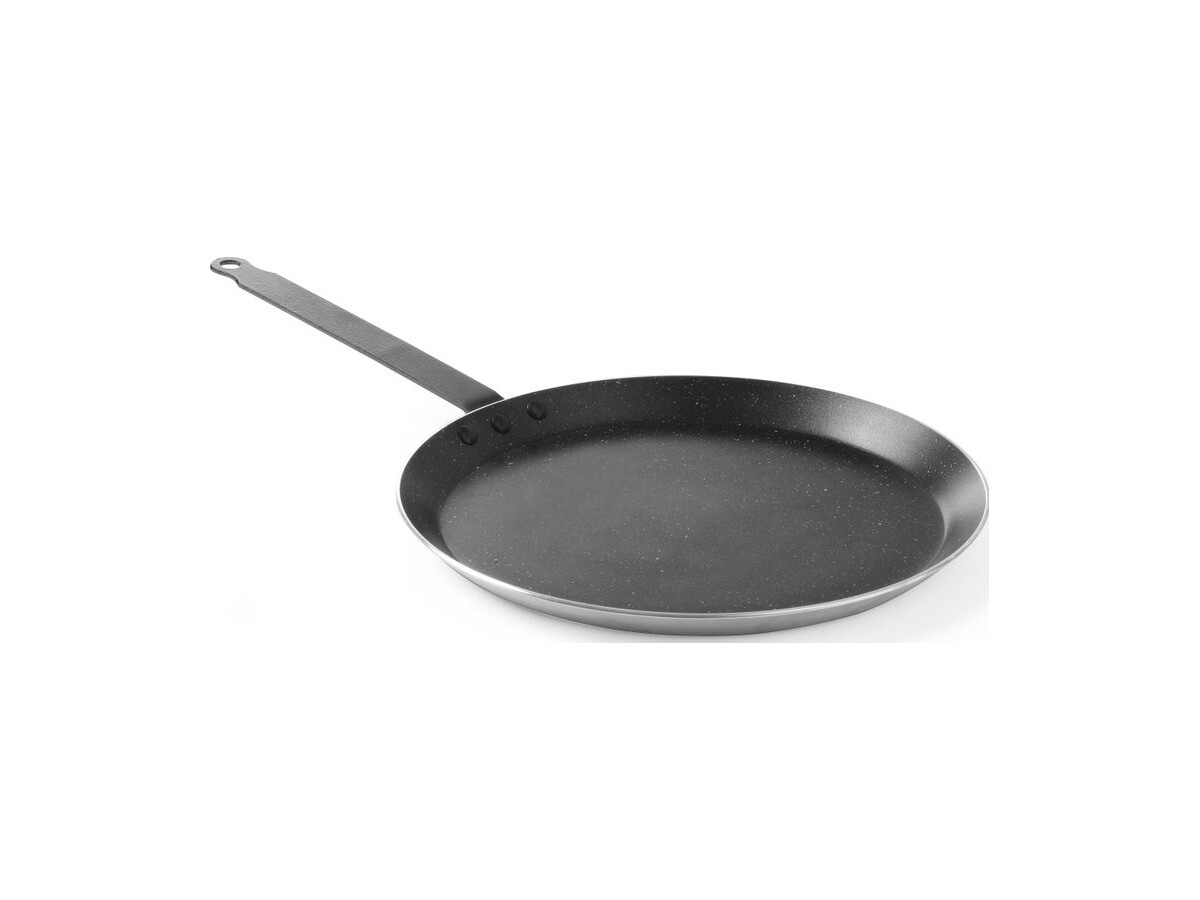 Crêpespfanne mit Marmor-Antihaftbeschichtung, Epoxid-beschichteter Edelstahlgriff, Ø320x(H)20mm