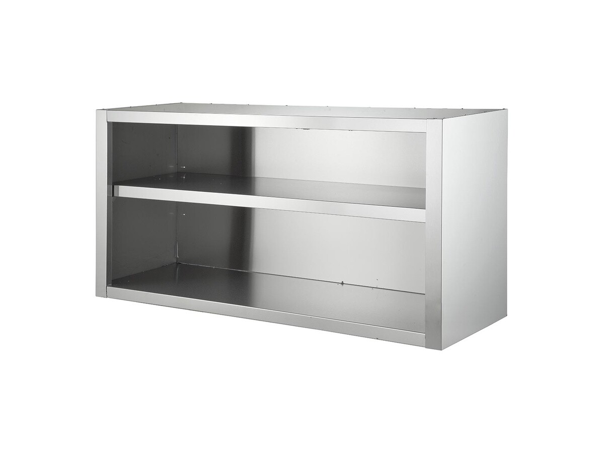 vaiotec EASYLINE 400 Wandhängeschrank, offen, mit Zwischenboden, BTH 1400 x 400 x 650 mm
