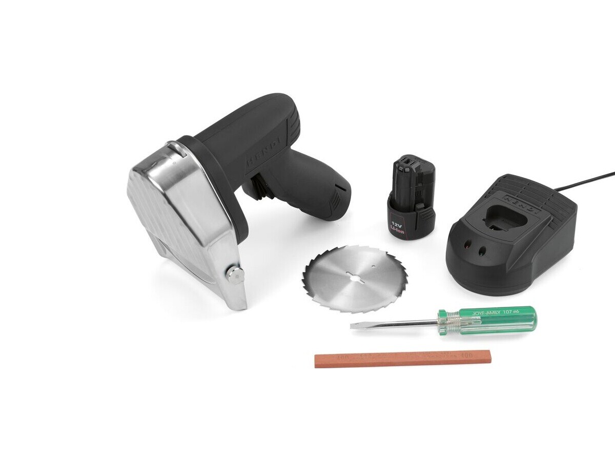 Hendi Kitchen Line Elektrisches Kebabmesser, kabellos, 2600 U/Min, 60 kg/h, Messer Ø 100 mm