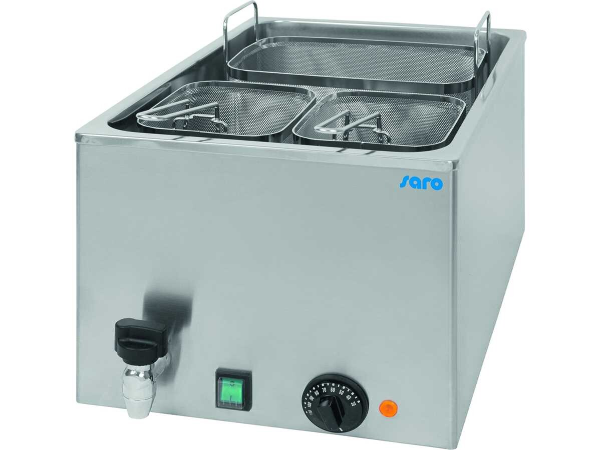 Saro PASTA 25 Elektro Nudelkocher, 1 Becken, 25 Liter, Tischgerät, BTH 340 x 540 x 280 mm