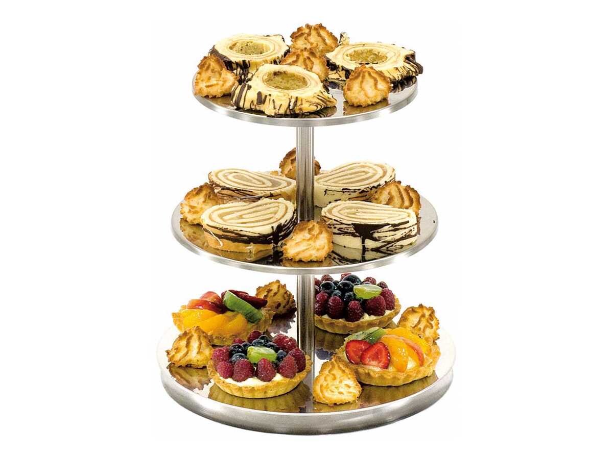 Etagere ohne Griff, 3-stufig, Höhe 30 cm, 3-stufig, BTH 0 x 0 x 310 mm