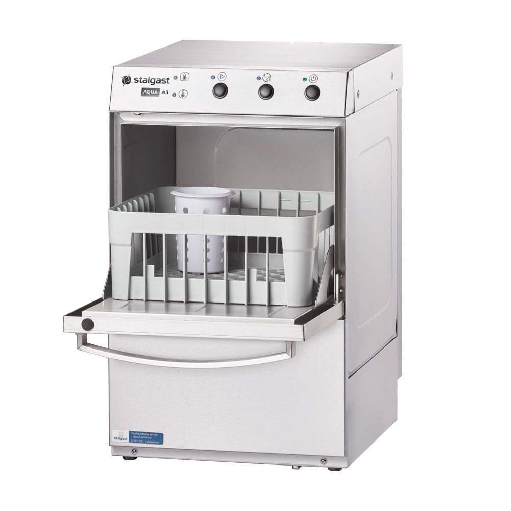 Gläserspülmaschine Bistro, inkl. Klarspülmitteldosier-,Reinigerdosier- und Ablaufpumpe, 230V, 2,73 kW