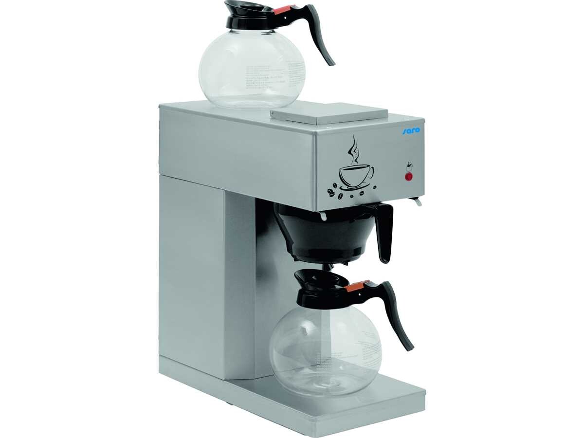 Filterkaffeemaschine Saro ECO, 1,8 Liter, Edelstahl, (Kanne) Glas