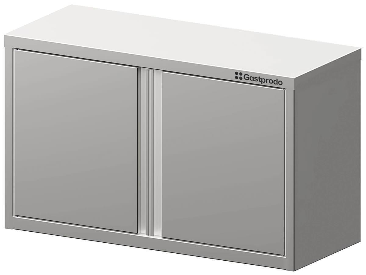 Edelstahl Hängeschrank / Wandhängeschrank mit Flügeltüren 110 x 40 x 60 cm
