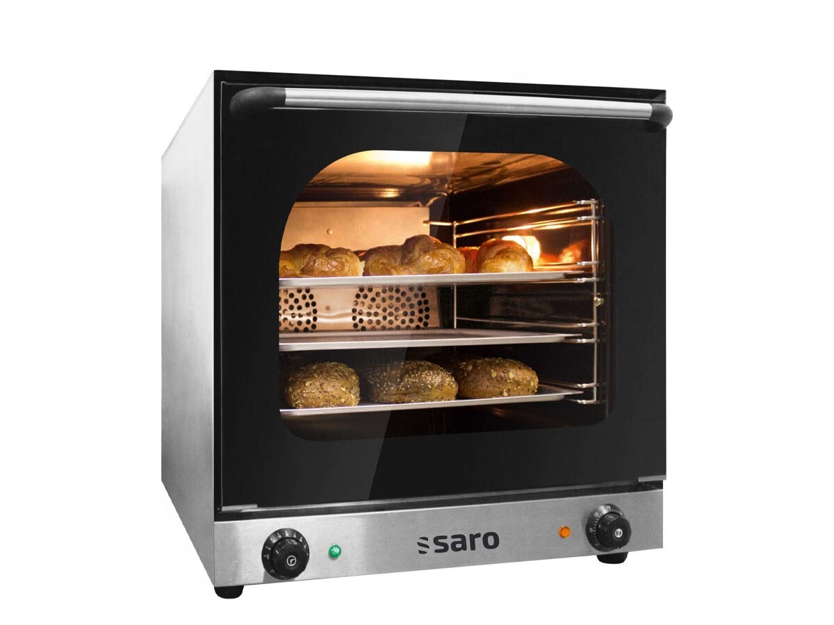 Saro TERNI Heißluftofen, 4 Einschübe 435 x 315 mm, 2,67 kW, BTH 595 x 600 x 580 mm
