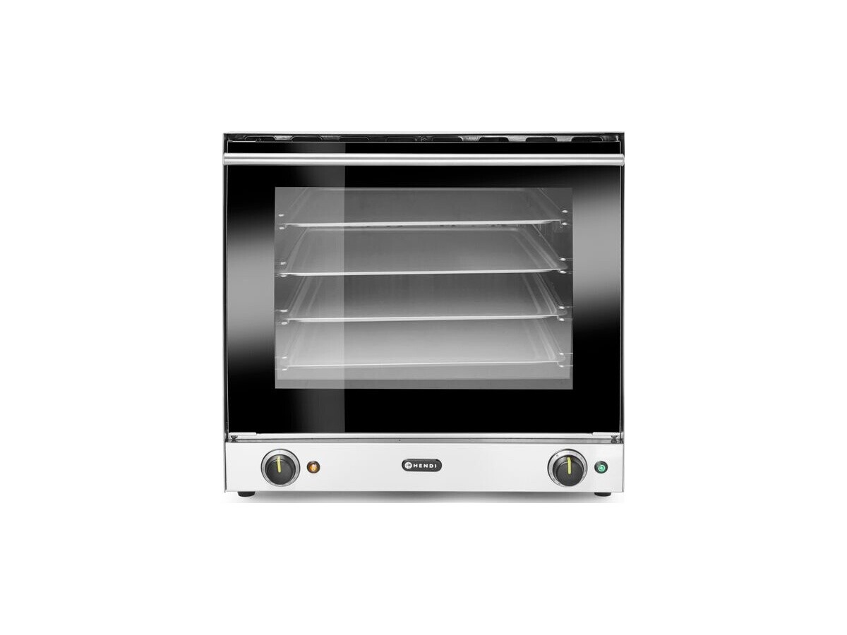 Hendi H90 Elektro Heißluftofen, 4 Einschübe 438 x 315 mm, 2,67 kW, BTH 595 x 624 x 572 mm