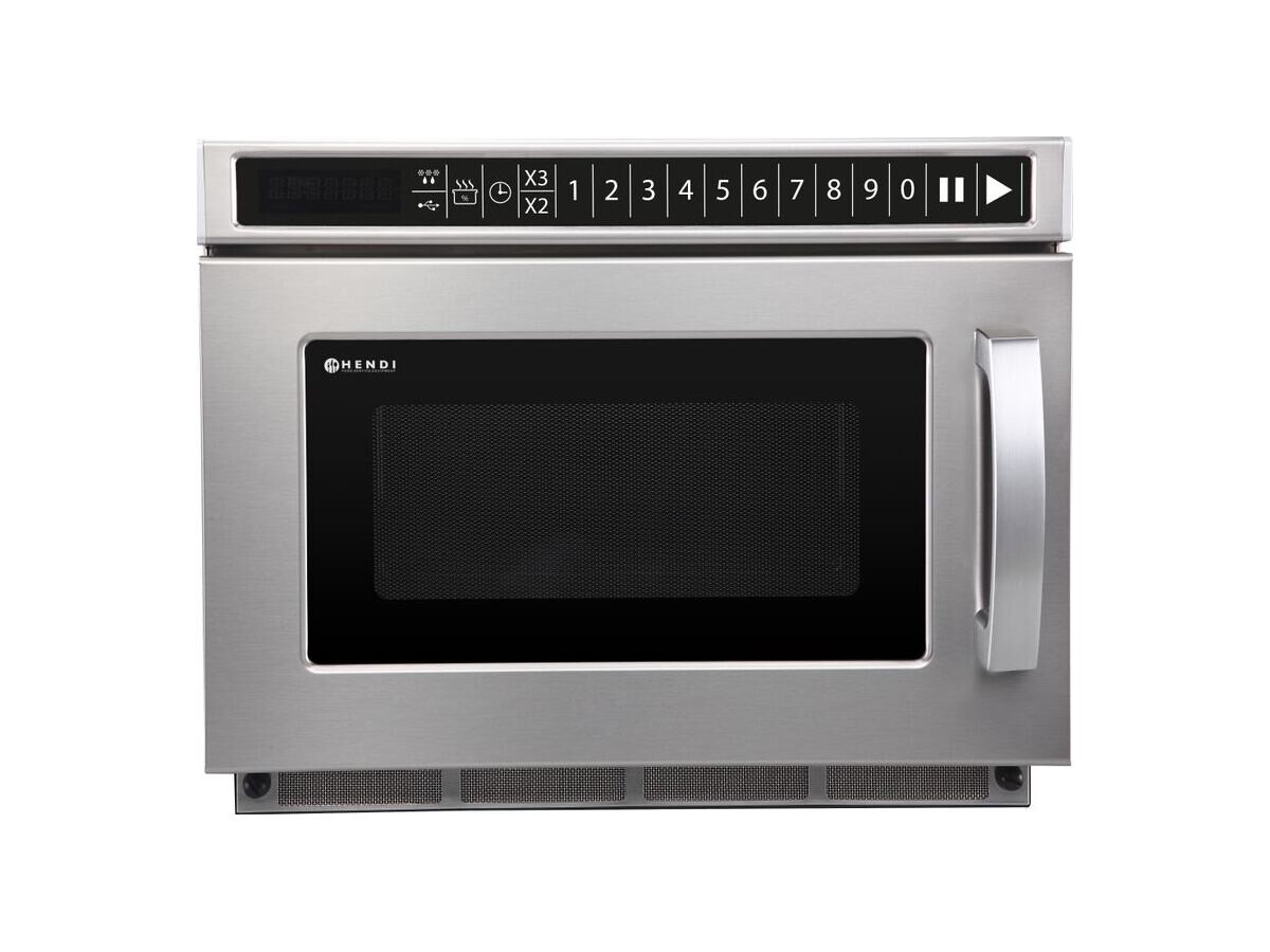 Hendi Mikrowelle, programmierbar via USB-Anschluss, 18 Liter, 1800W, BTH 563 x 420 x 340 mm