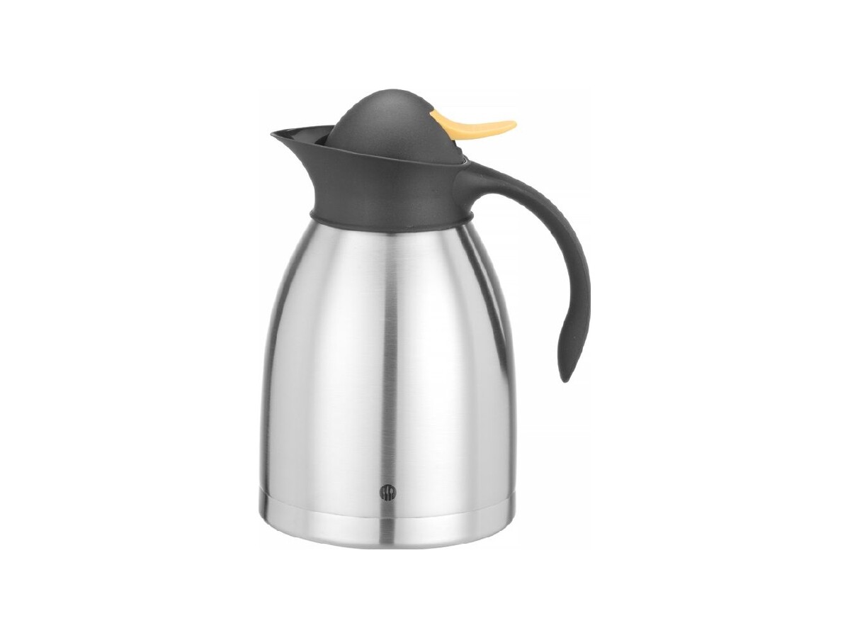 HENDI Isolierkanne 1,5 Liter, doppelwandiger Edelstahl