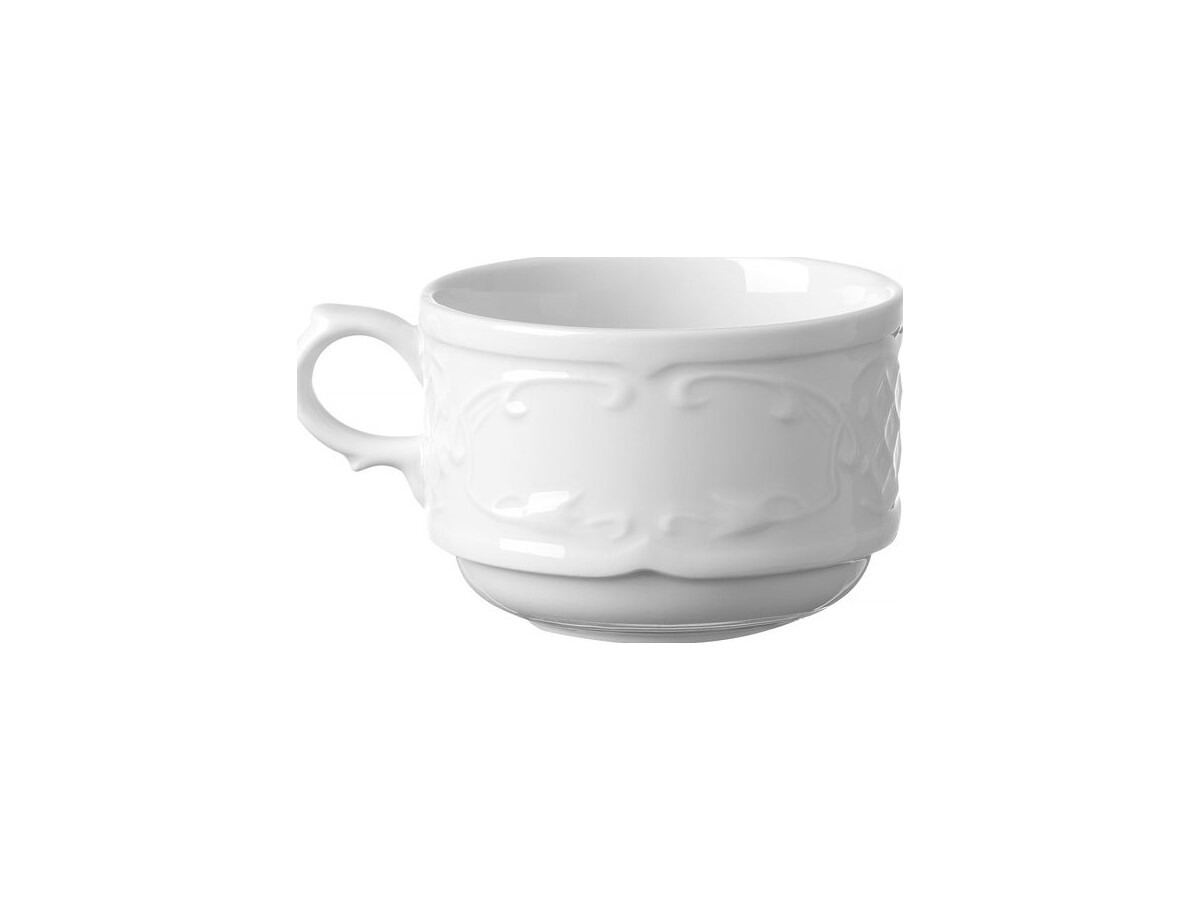 HENDI Kaffeetasse, 0,18 Liter, mit verstärkten Kanten