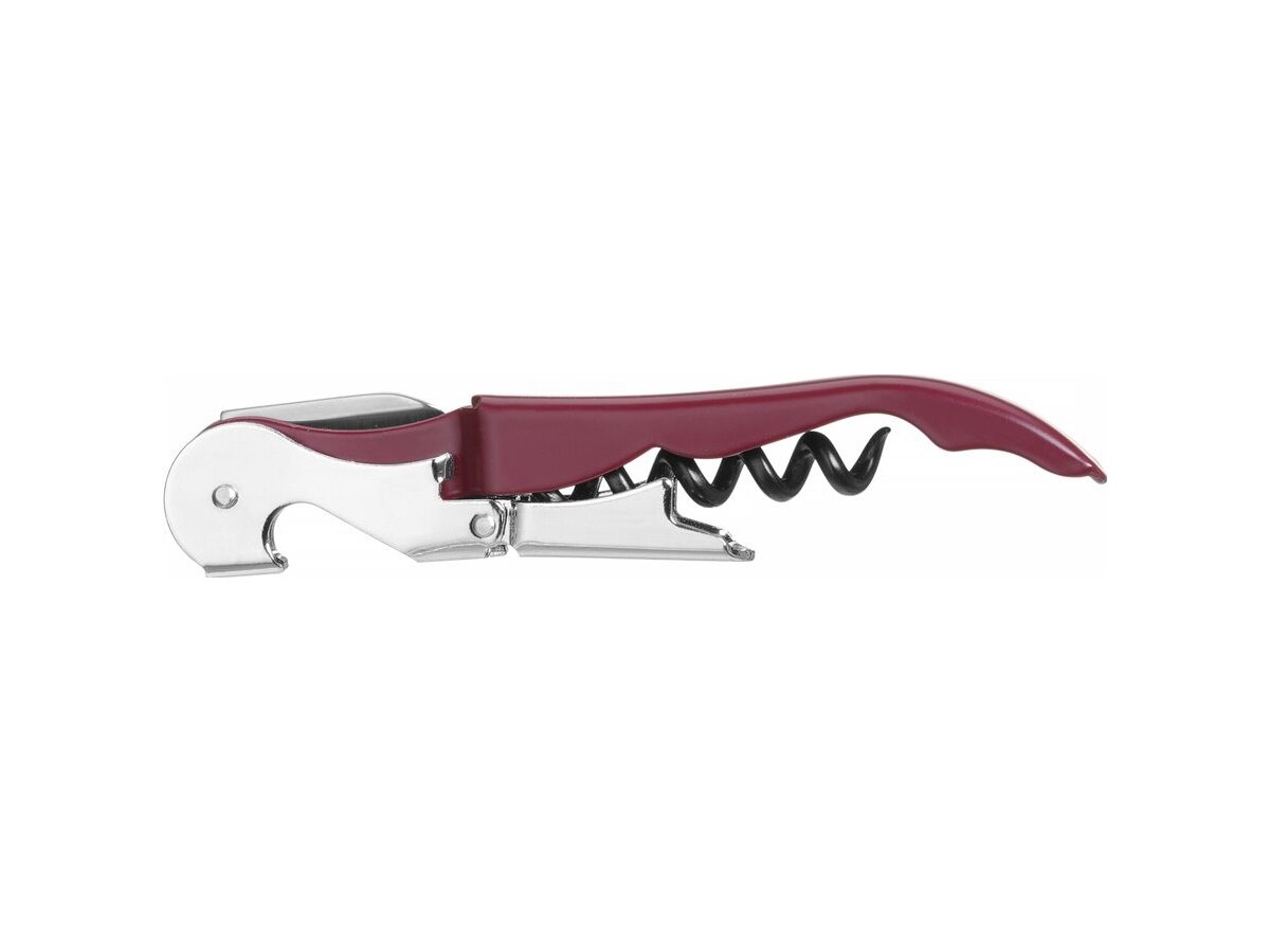 Kellnerkorkenzieher mit Metallgriff, 3 Funktionen, Länge 120 mm