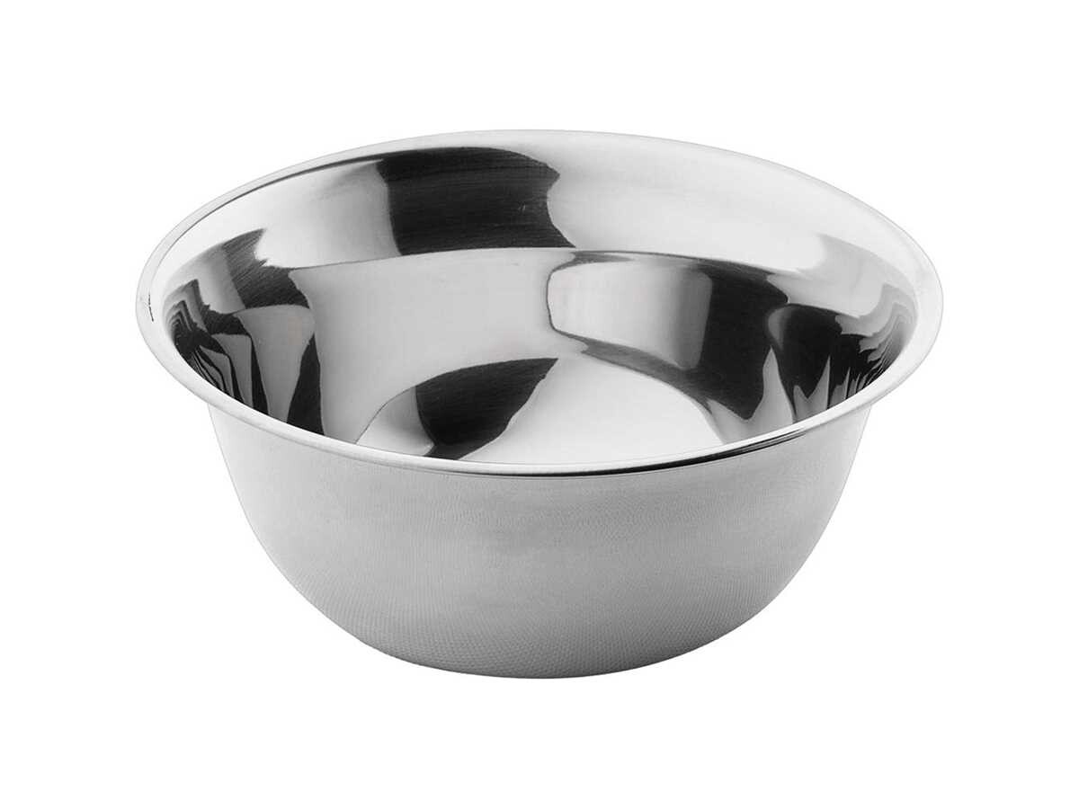 Küchenschüssel, Edelstahl poliert, Ø 360 mm, Höhe 130 mm, 8 Liter