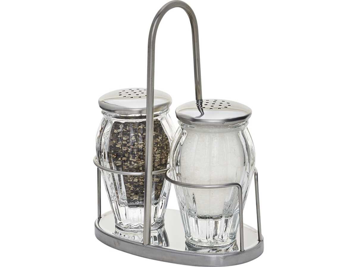 Menage 2-teilig NEU, Salz/Pfeffer, Höhe 140 mm, Salzstreuer