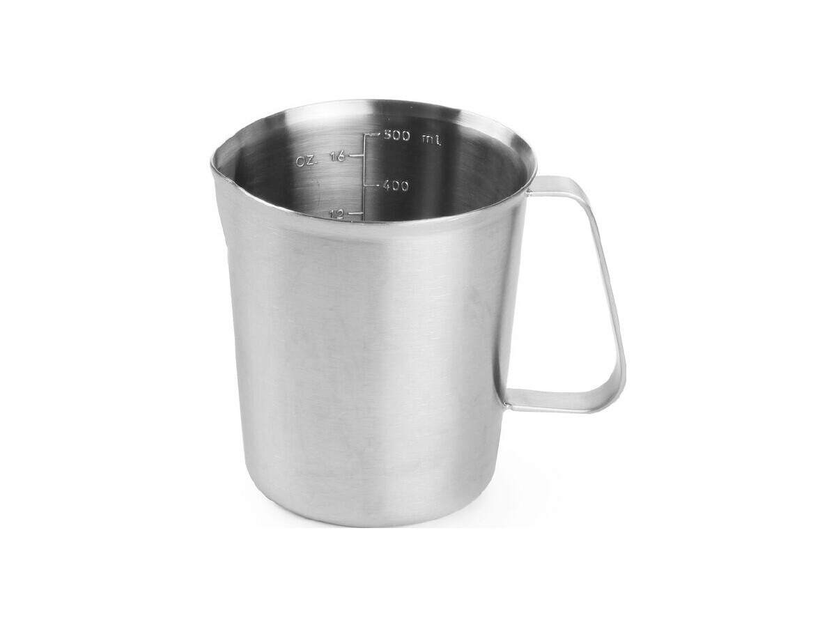Messbecher, 0,5L, Edelstahl