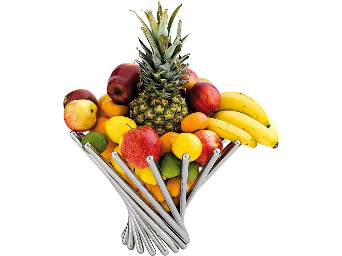 Obstkorb, Ø 28 cm, Höhe 38 cm, aus Edelstahl, BTH 0 x 0 x 280 mm
