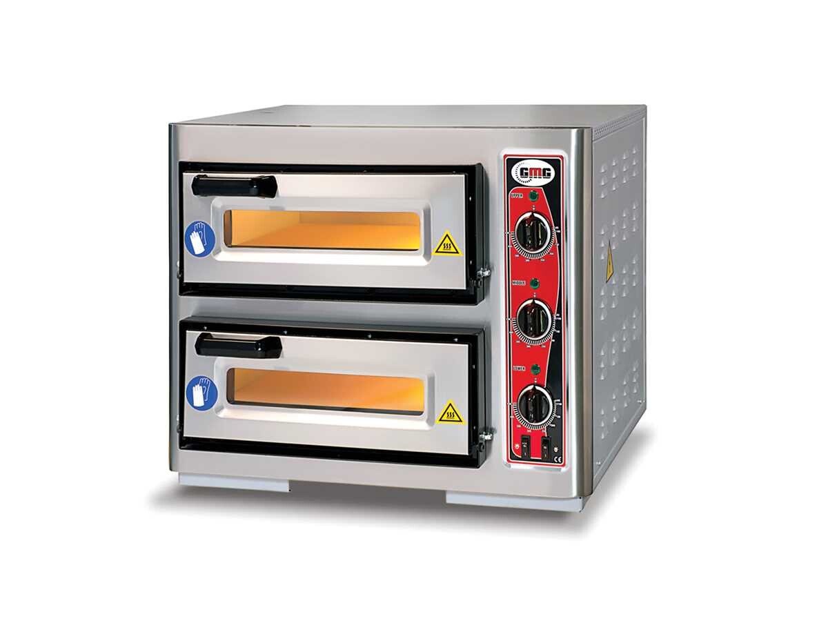Pizzaofen CLASSIC PF 4040 DE3 mit 2 Backkammern für 1+1 x Ø 39 cm Pizzen