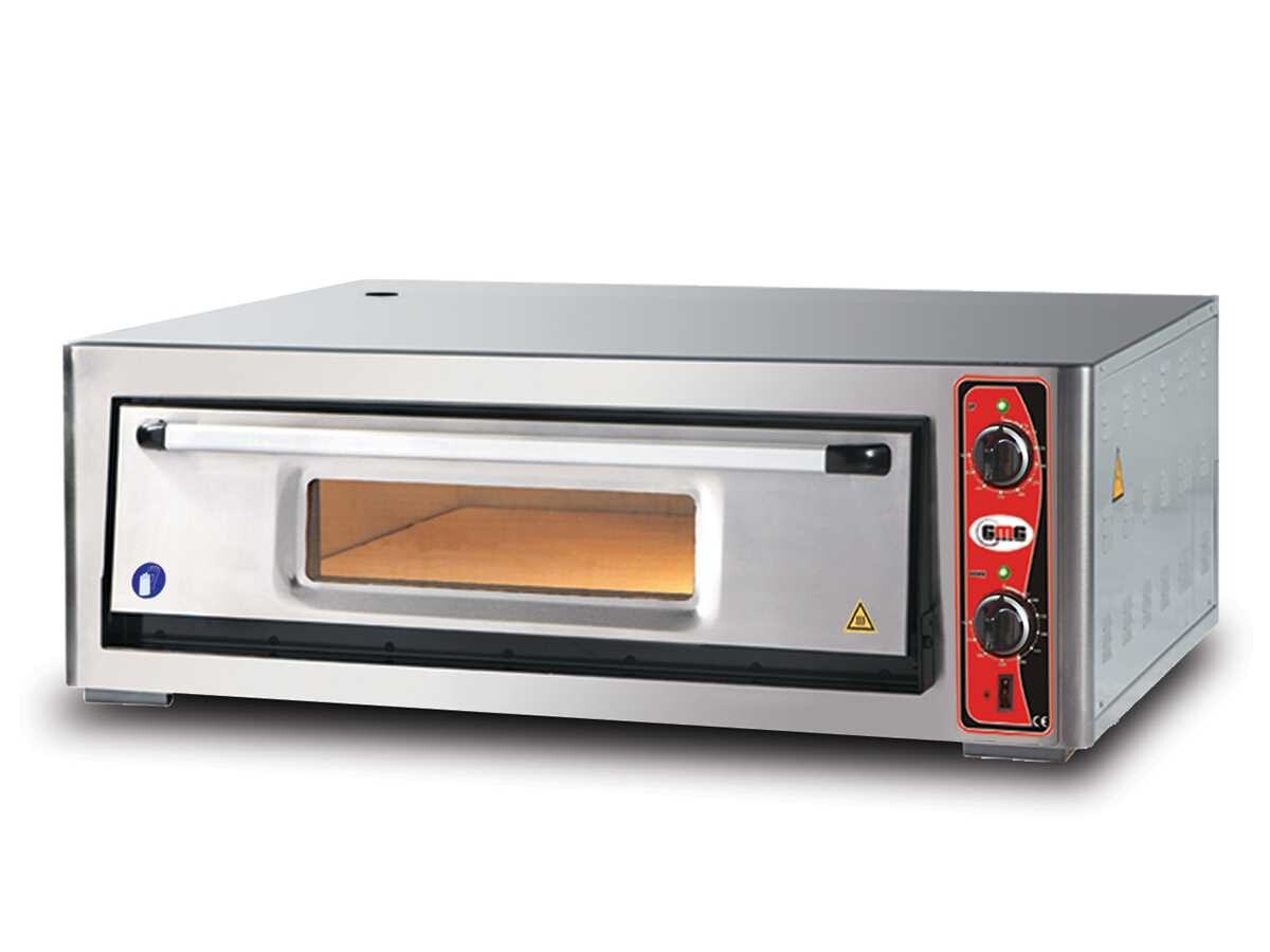 Pizzaofen CLASSIC PF 9262 E -T mit 1 Backkammer für 6 x Ø 30 cm Pizzen mit Temperaturanzeige