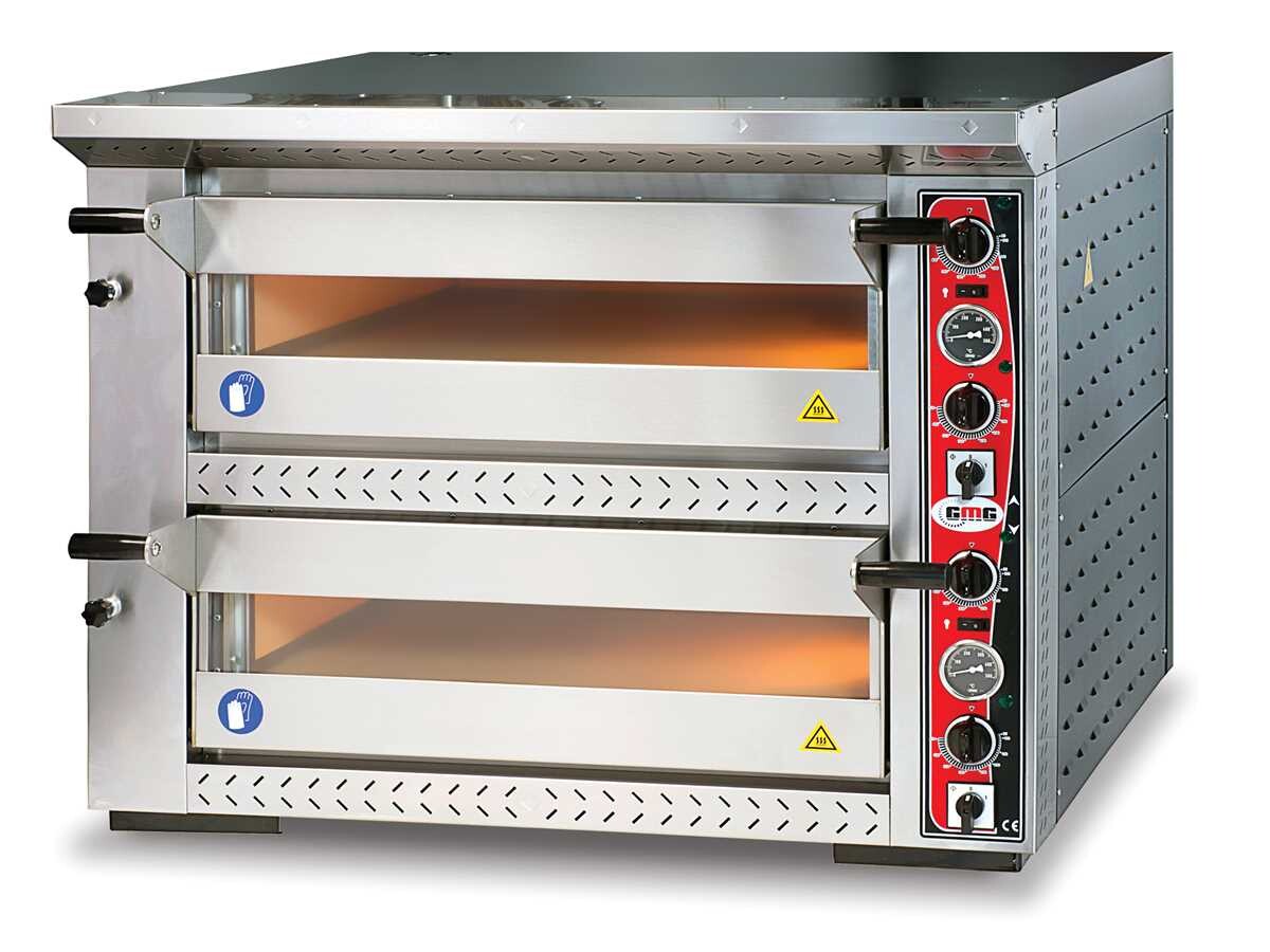 Pizzaofen GRANDE PG 66 DE mit 2 Backkammern für 6+6 x Ø 33 cm Pizzen