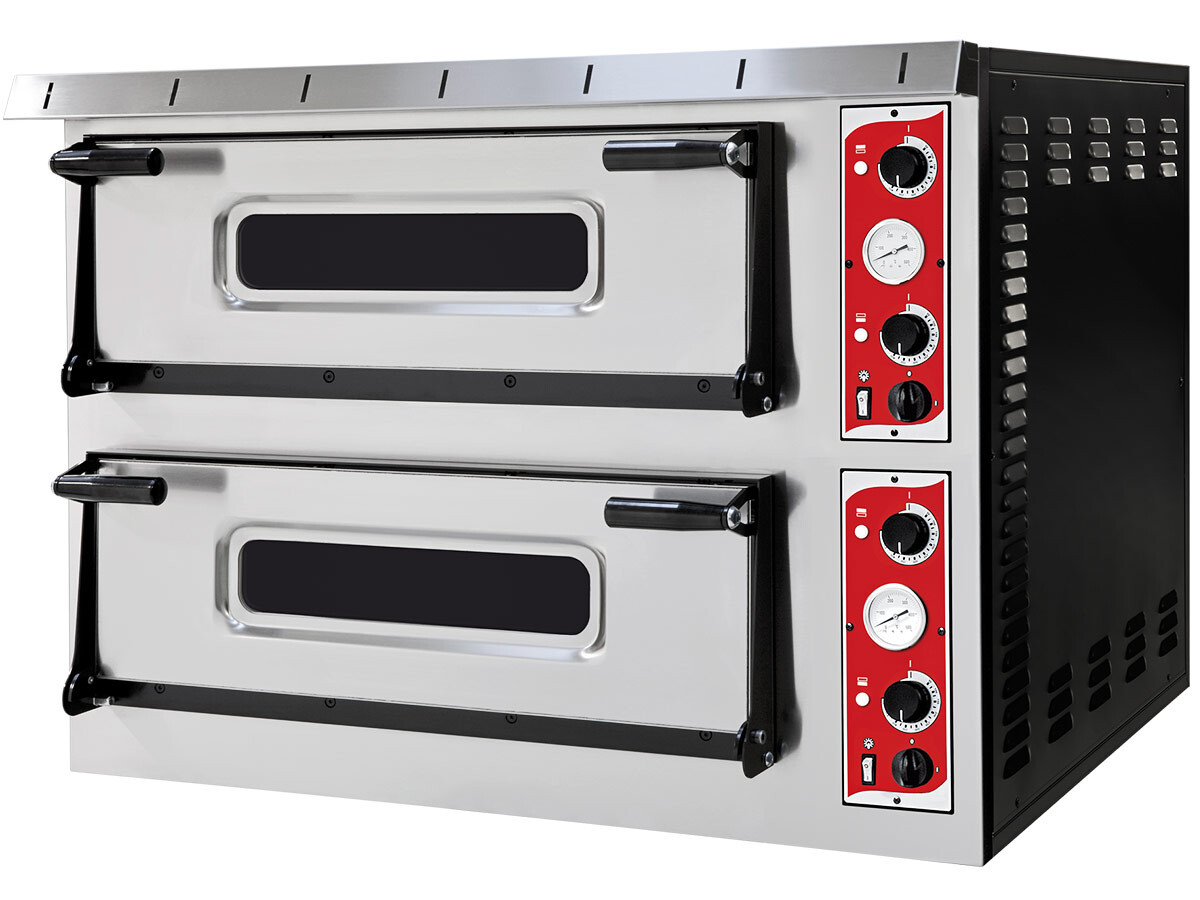 Pizzaofen Special 66 digital BREIT 136 cm für Pizzen 12 x Ø 35 cm 2 Backkammern 400V 18kW
