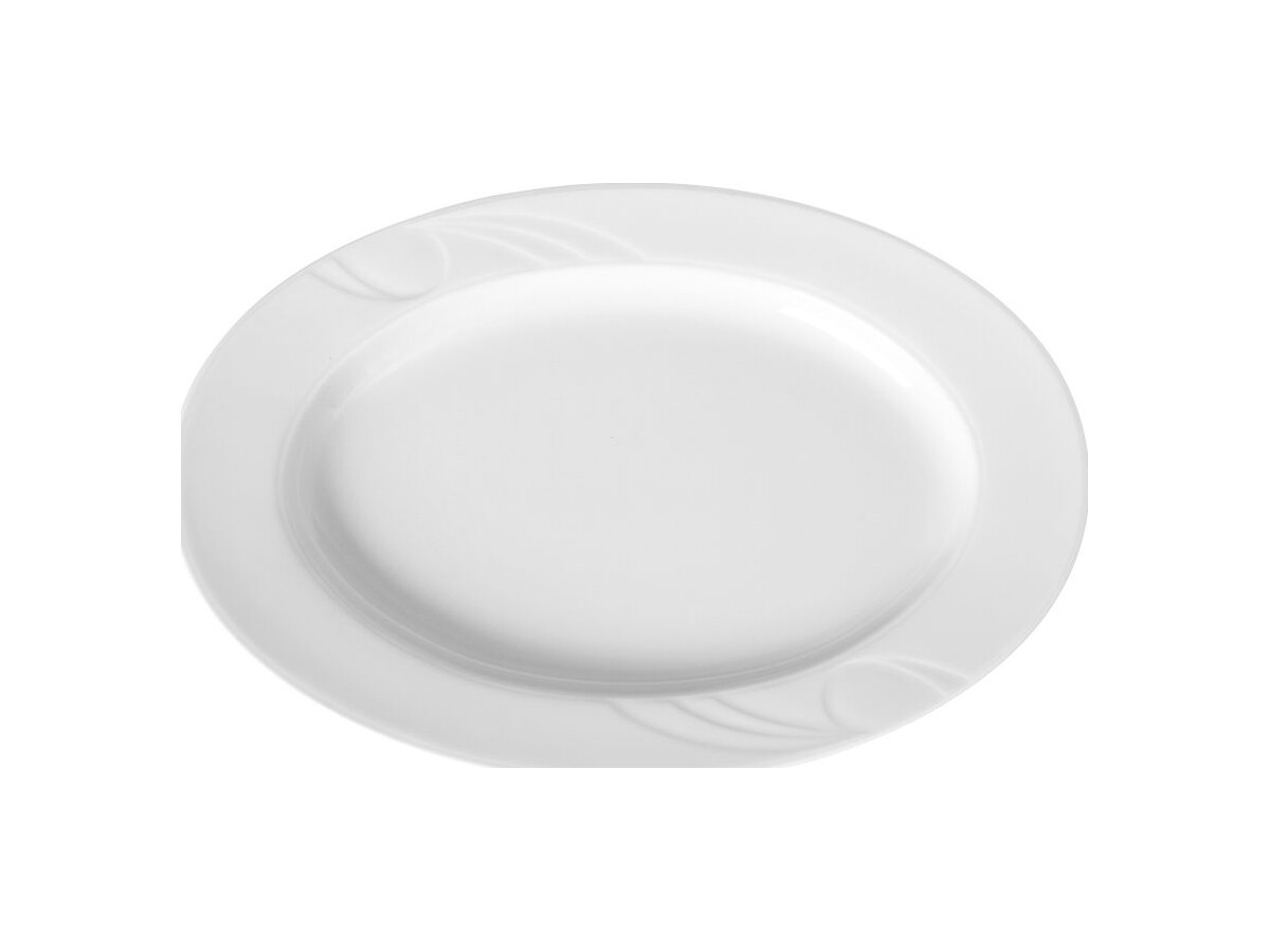 HENDI Platte mit verstärkten Kanten, oval