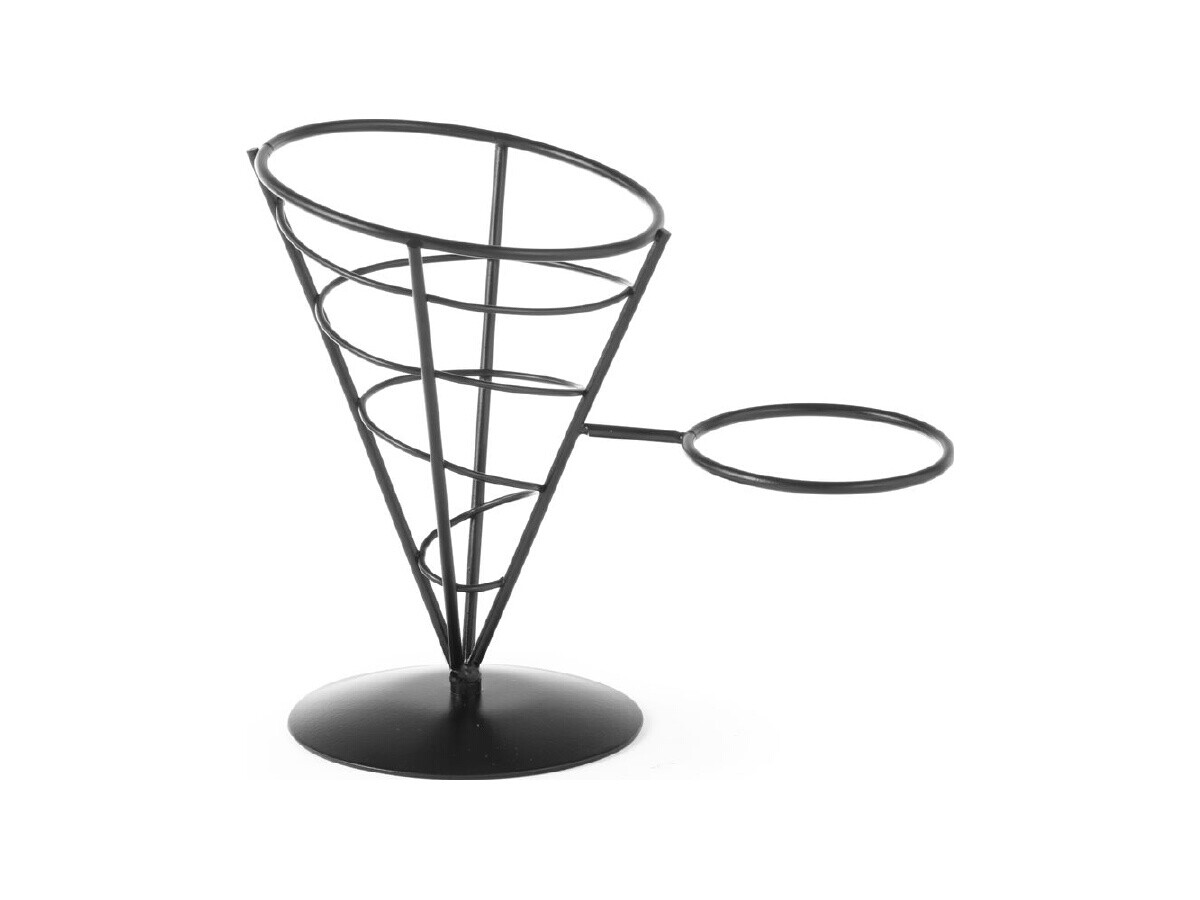 HENDI Pommestütenhalter, Halterung für eine Saugschale