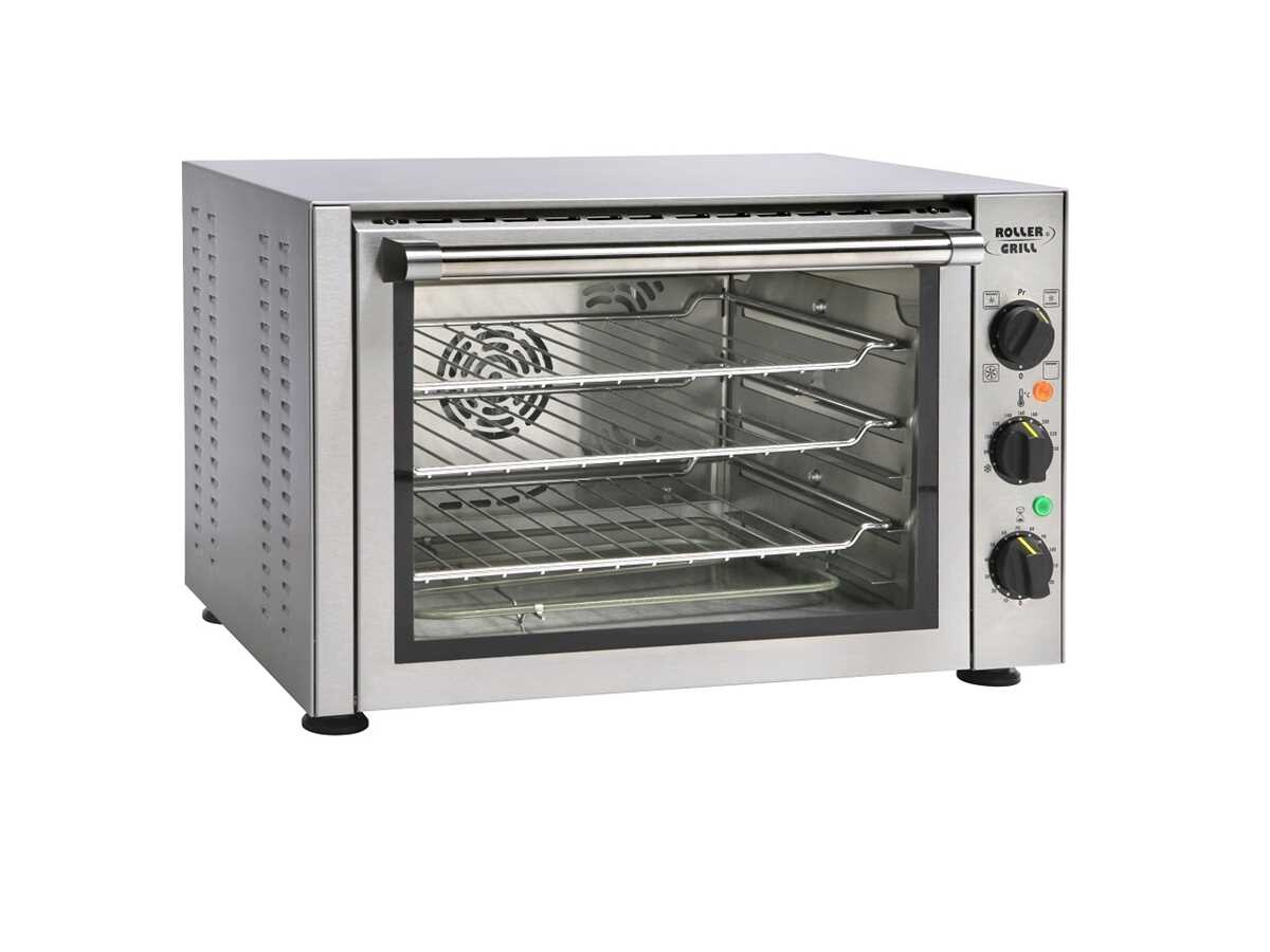 ROLLER GRILL Konvektomat, vier Einschübe, fünf Funktionen, Umluft, BTH 550 x 550 x 355 mm