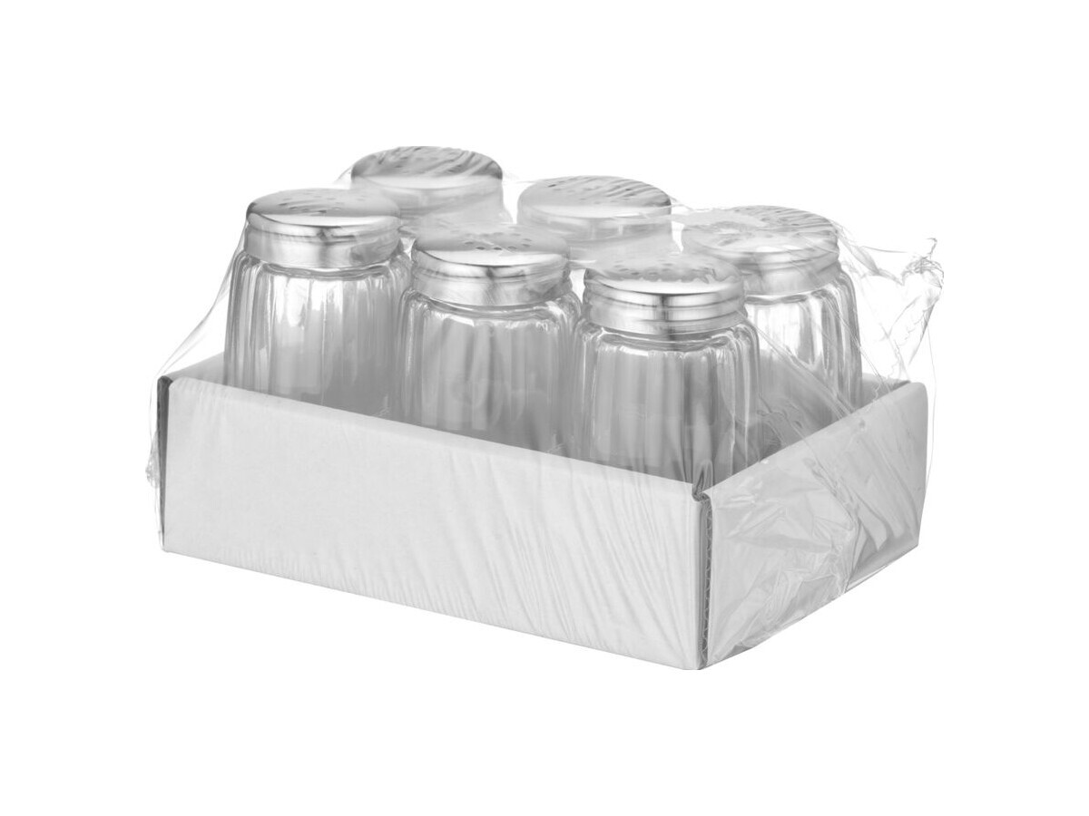 HENDI Salz- und Pfefferstreuer mit S- oder P-förmiger Streuöffnung, 6 Stk.