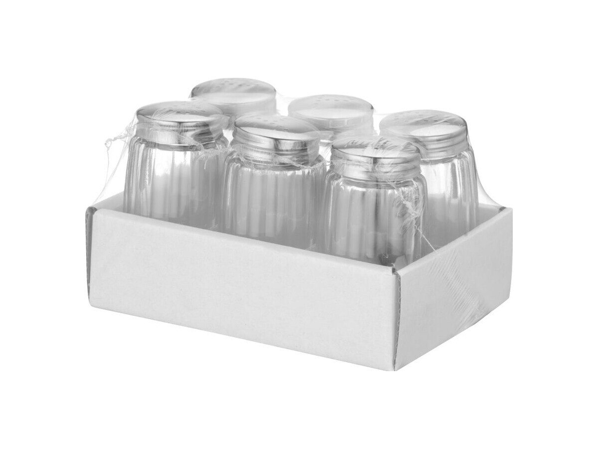 HENDI Salz- und Pfefferstreuer mit S- oder P-förmiger Streuöffnung, 6 Stk.