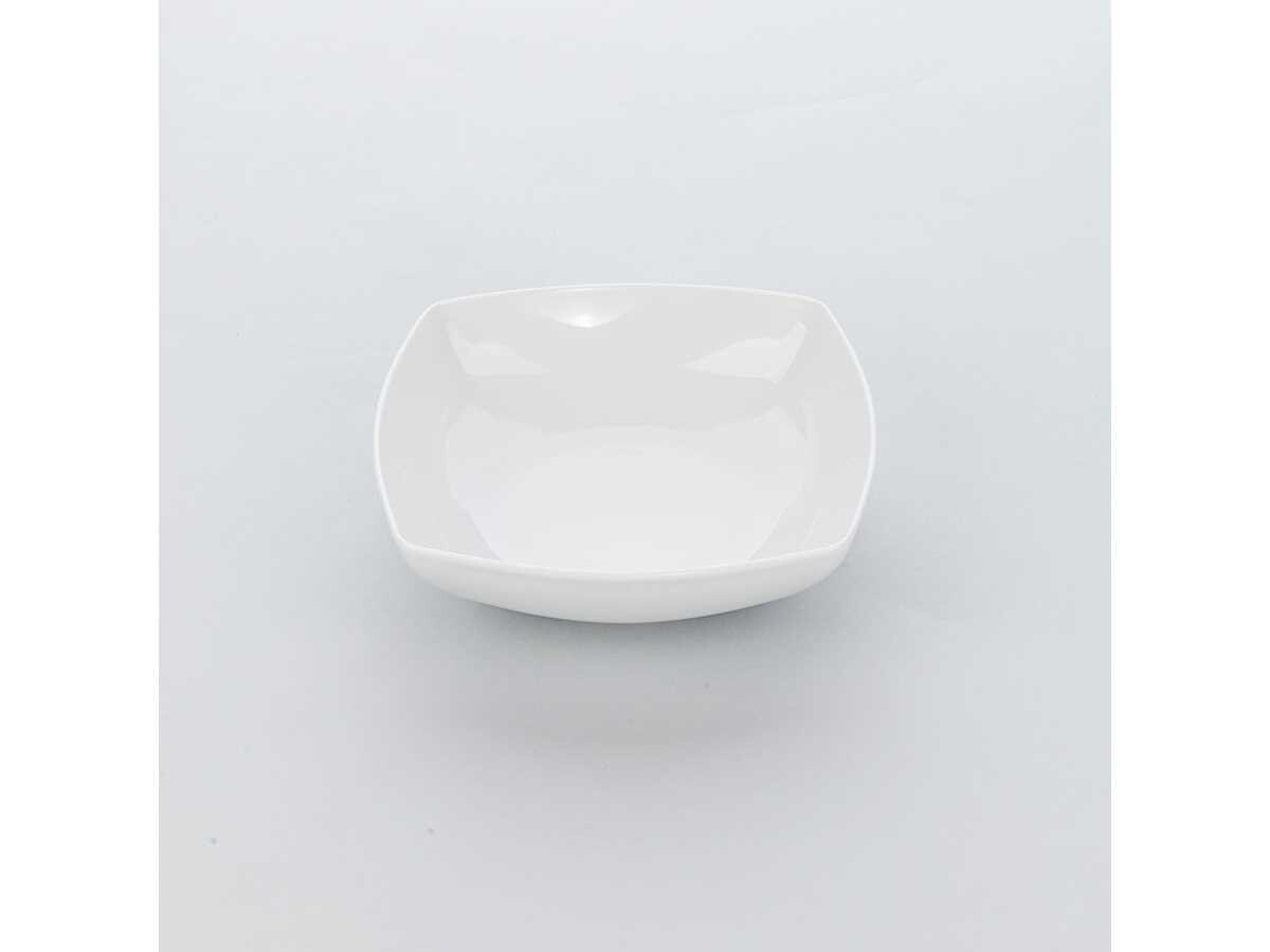 Serie Apulia B Schüssel coup eckig 1,8 Liter , Hotelporzellan weiß, BTH 230 x 230 x 67 mm
