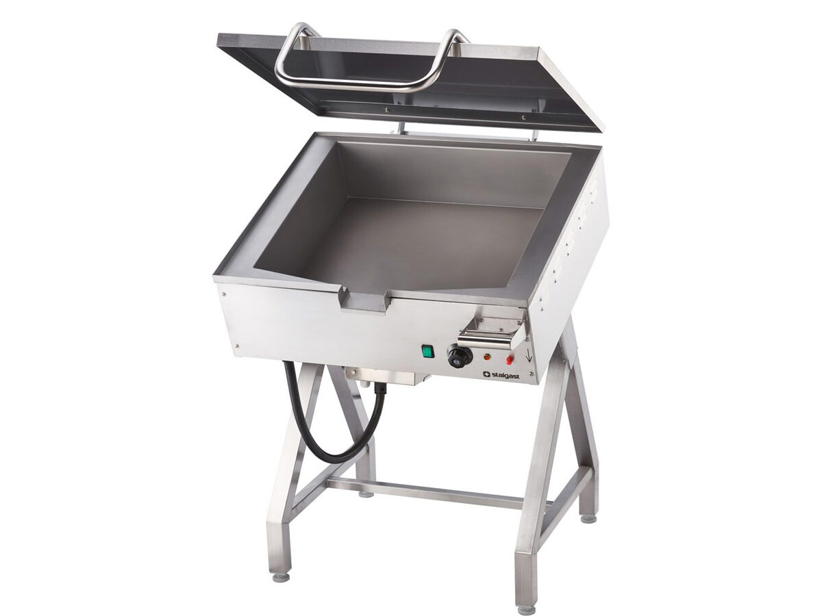 Stalgast FS0470S Elektro Kippbratpfanne, manuelle Kippung, 6,3 kW, 40 Liter, BTH 700 x 786 x 912 mm