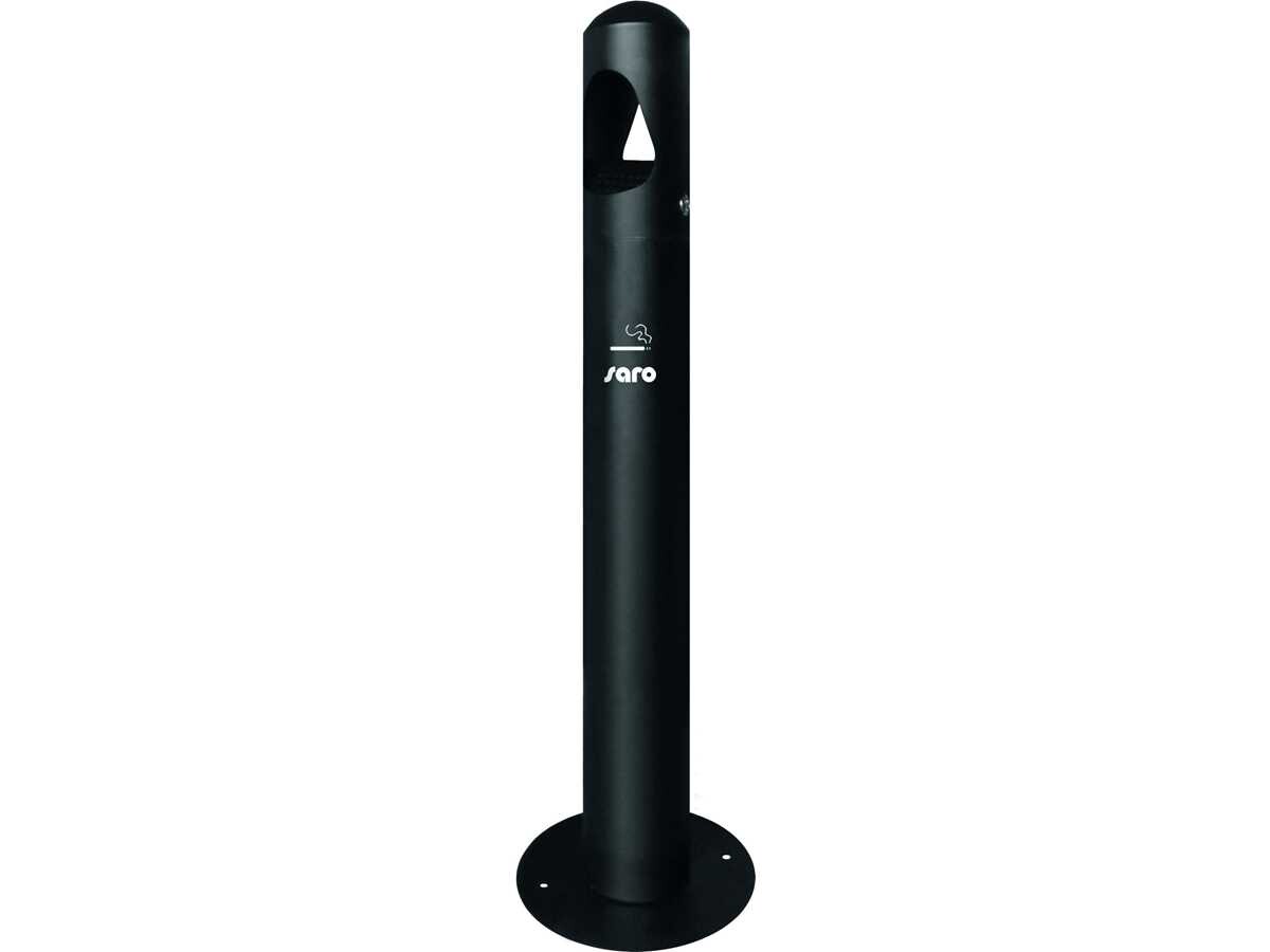 Standascher RANA, Edelstahl und Stahl, BTH 290 x 290 x 1000 mm