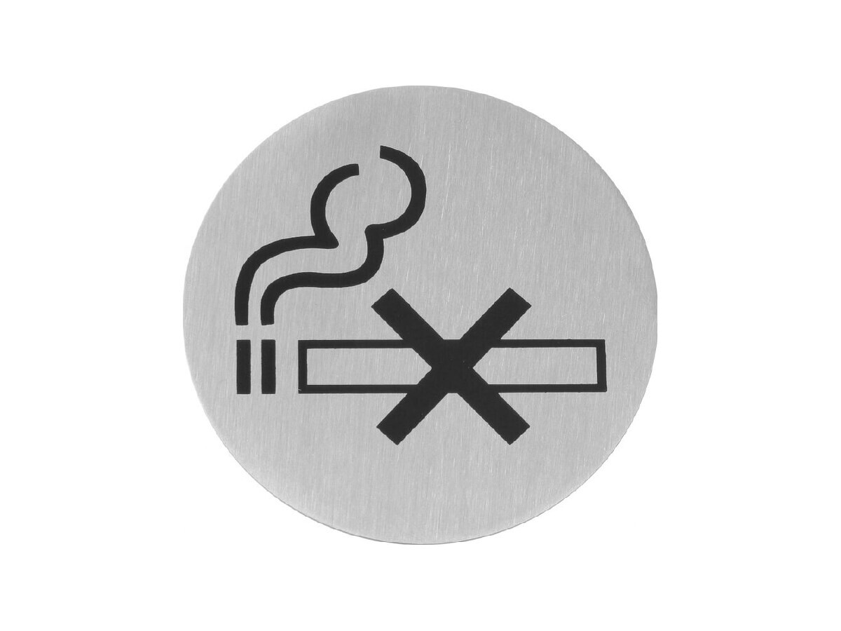 HENDI Türschilder Rauchverbot, mit Doppelklebeband