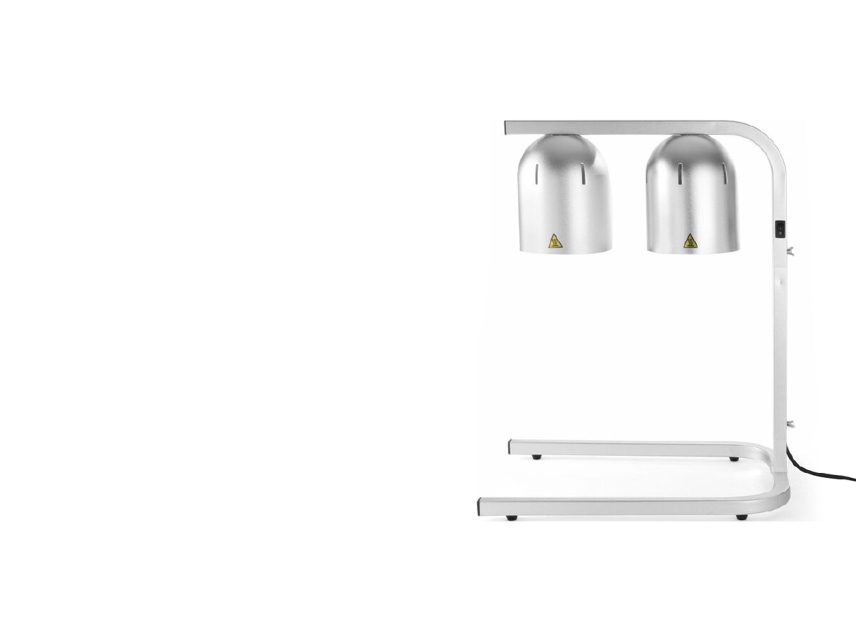 HENDI Wärmebrücke mit 2 Infrarotlampen, BTH 363 x 428 x 315 mm