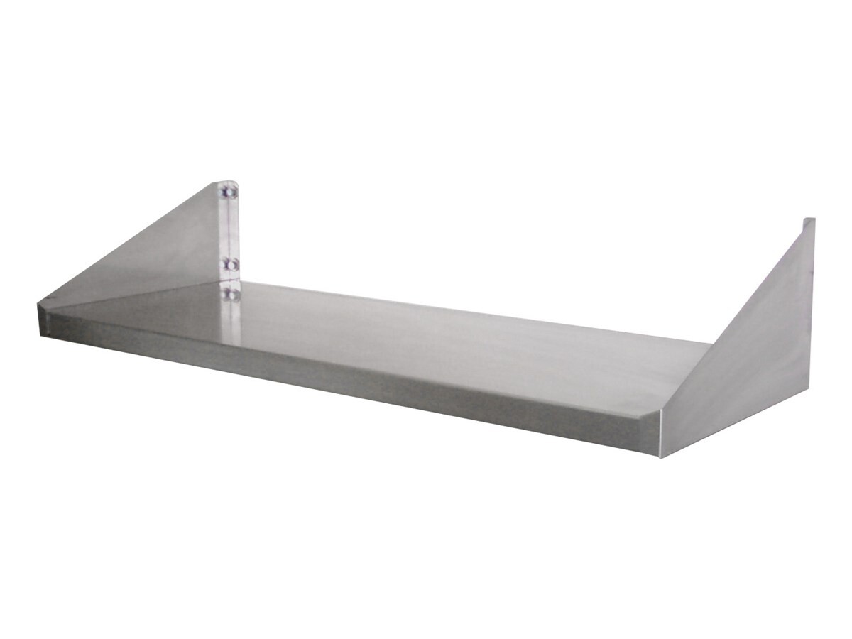 Wandbord Edelstahl, BxT 1000 x 200 mm