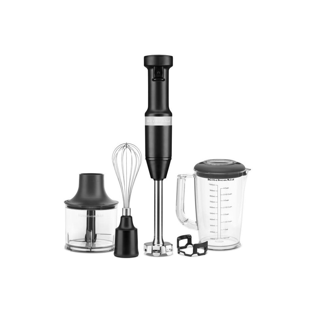 KitchenAid Stabmixer 5KHBV83EBM, kabelgebunden - MATT SCHWARZ